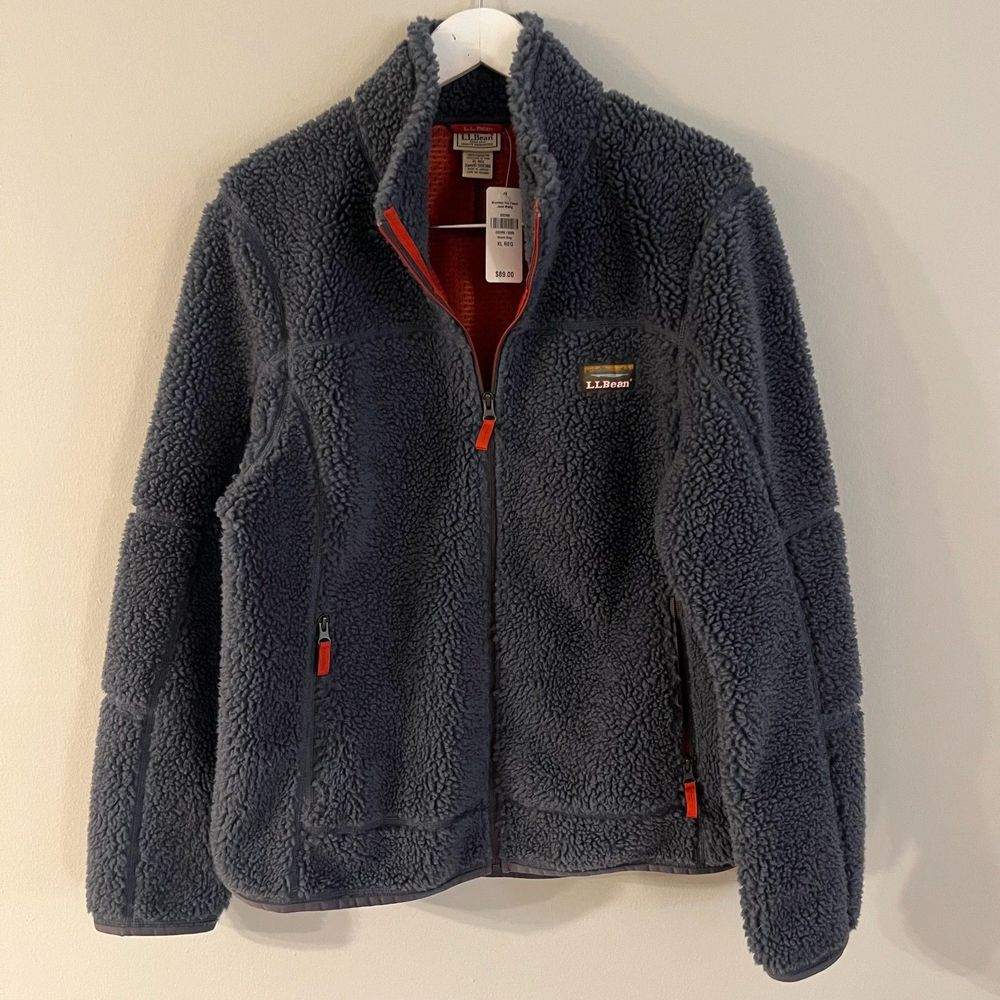 NEW L.L. Bean Women's Mountain Pile Fleece Coat Size XL